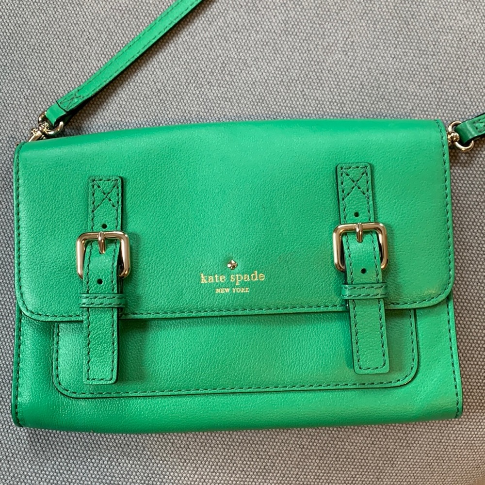 Kelly Green Kate Spade Cross Body Bag